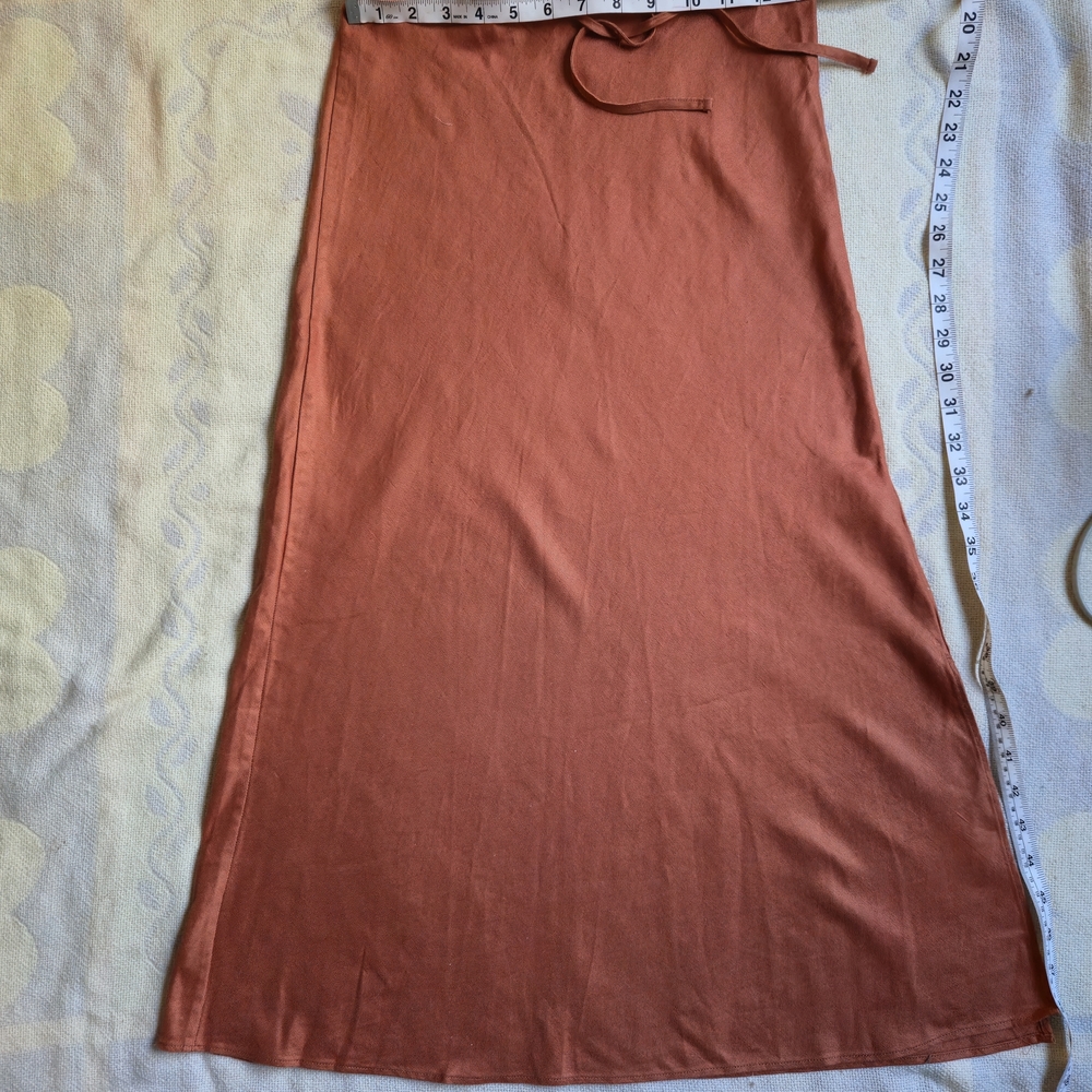 Rust Midi Skirt